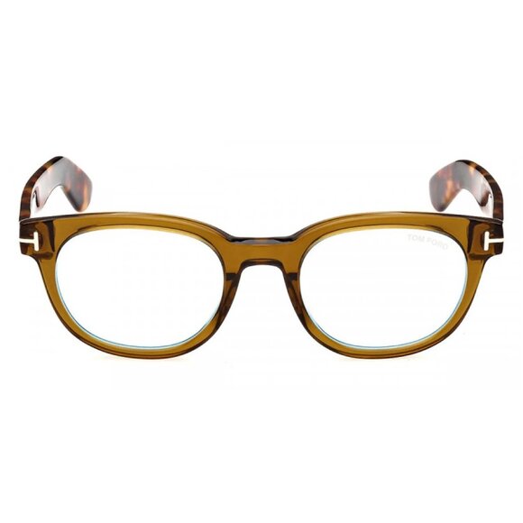 NEW TOM FORD FT5807-B/S 096 EYEGLASSES TF5807-B 096 HAVANA MEN SQUARE EYEWEAR - Picture 2 of 3